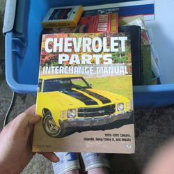 Chevrolet Parts Instruction Manual 1959 And 1970