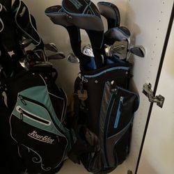 2 Sets Of Golf Clubs.   100 Each Your Choice