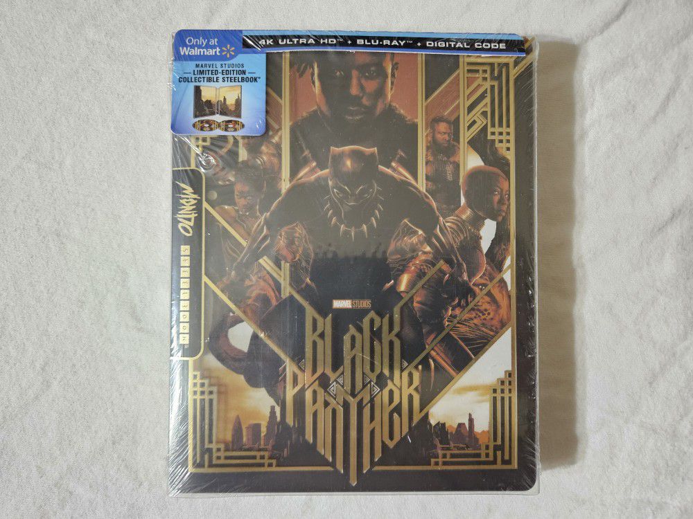 Mondo Black Panther 4k Blu-ray Steelbook