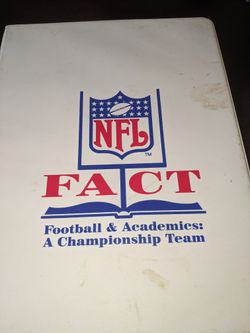 NFL binder full of cards