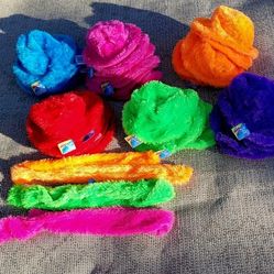 kids furry bucket style hats (entire lot)