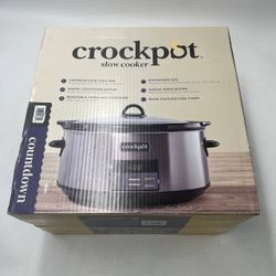 Crock-Pot 8Qt Digital Slow Cooker. 10+Serving , 320W, #SCCPVFC800-DS New Sealed