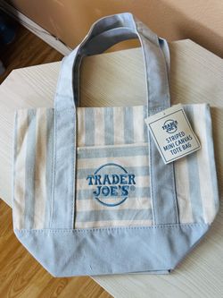NEW Trader Joe’s mini canvas tote
