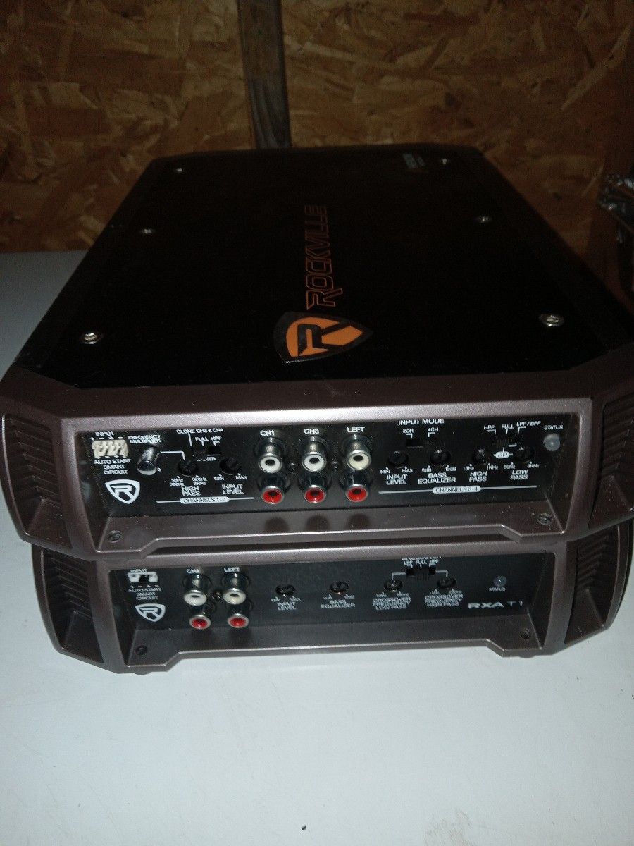 Rockville Dual Amps +New Wiring Kit