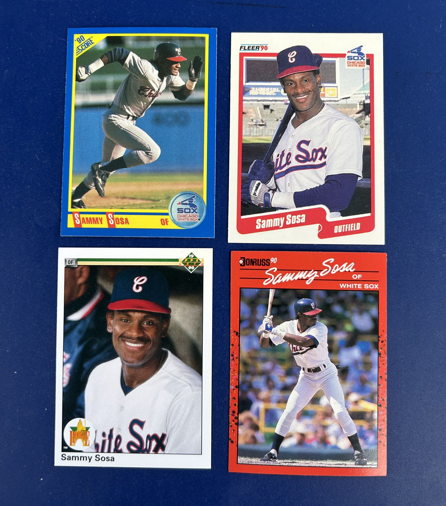 Sammy Sosa Rookie Baseball Card Lot 