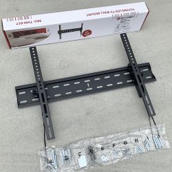 $15 (New) TV Wall Mount for 37”-75” TVs, Tilt Bracket Max VESA 600x400mm, Max Weight 110 Lbs 