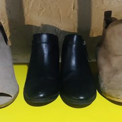 3 Pairs Of Small Heeled Boots
