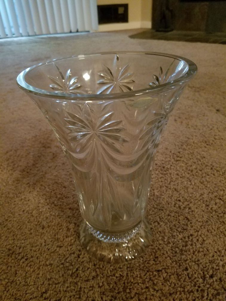 Crystal vase