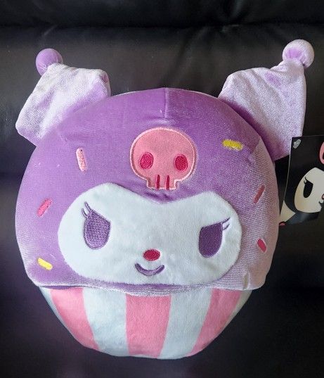 Kuromi Cupcake Hello Kitty Plush