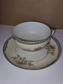 Nominate In Gainsboro Pattern (Japan-Pre War Circa 1918)  Plate Cracked