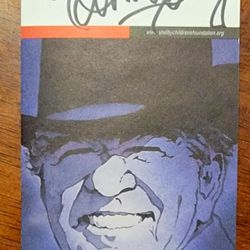 Harold Shelby's Autograph On His Own Brochure For The Children's Cancer Foundation