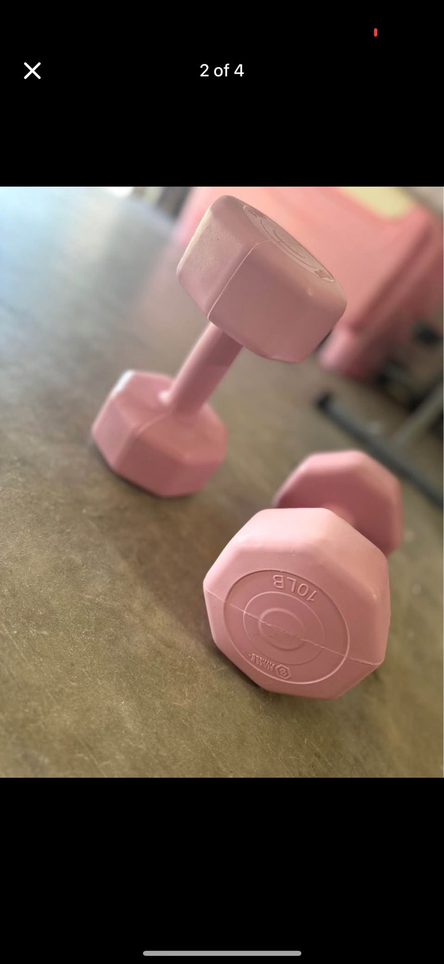 Dumbbell set 10 pounds