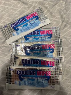 50 TCANG Cooling Wipes Super Strong Ice Sensation