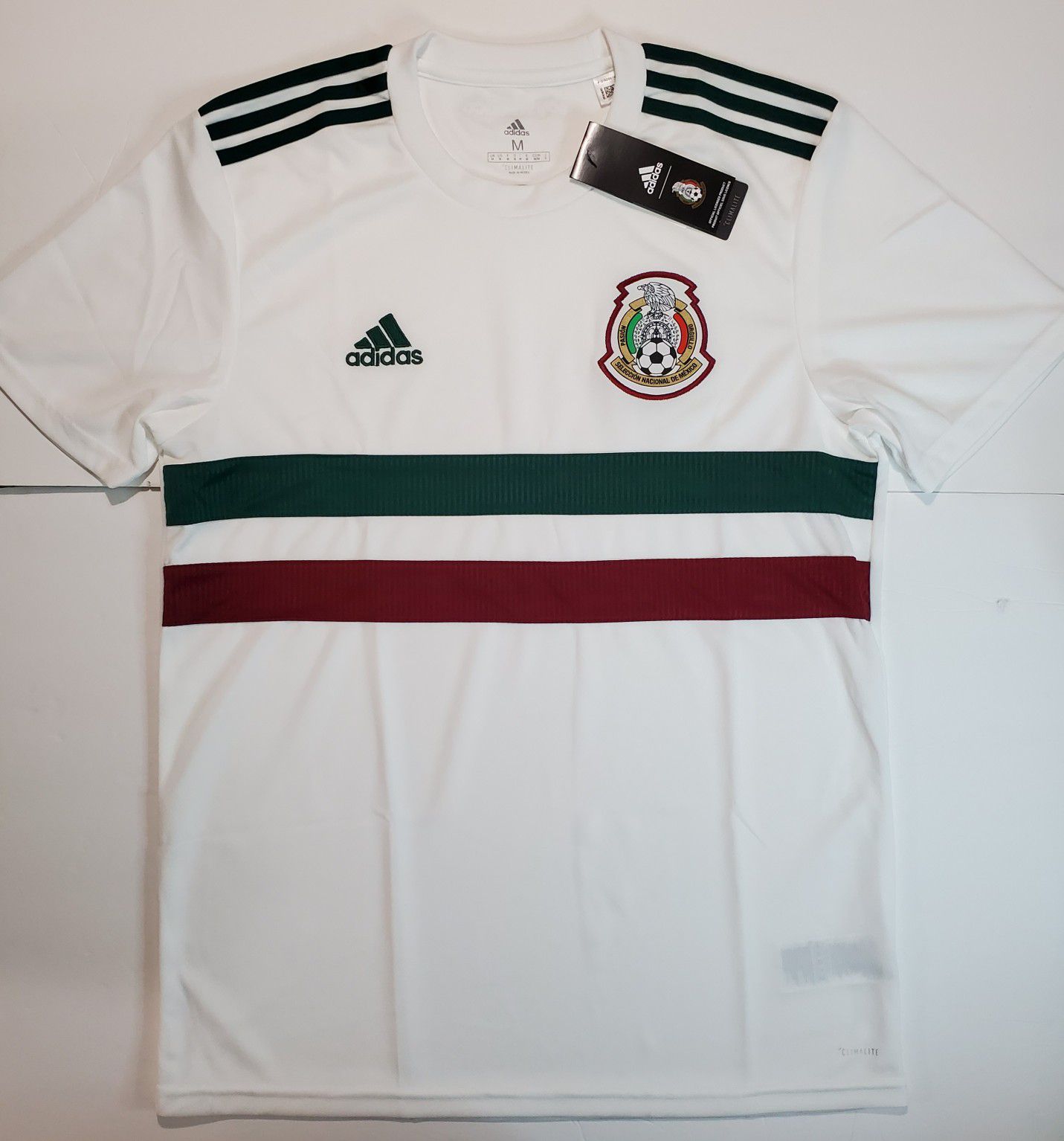 Adidas Mexico Jersey White, Size : Medium Mens