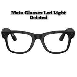 Ray Ban Meta Glasses Led Light Delete