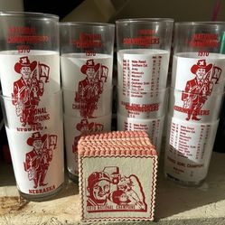 1970 National Championship Glasses & Coasters