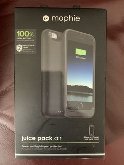 Mophie Juice Pack Air for iPhone 6, 6S - Mobile Battery Pack Case