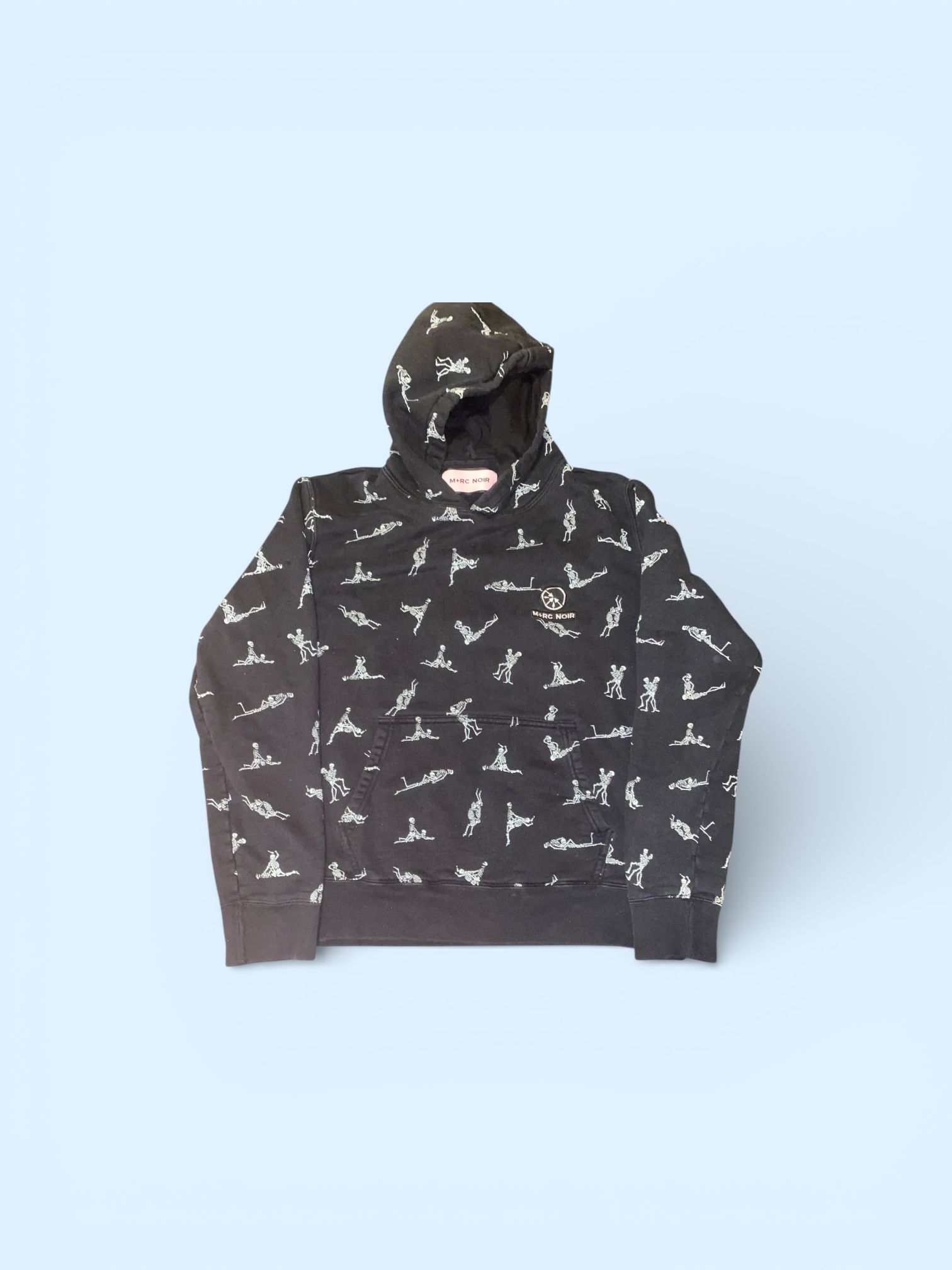 M+RC Noir Skull Hoodie Size M