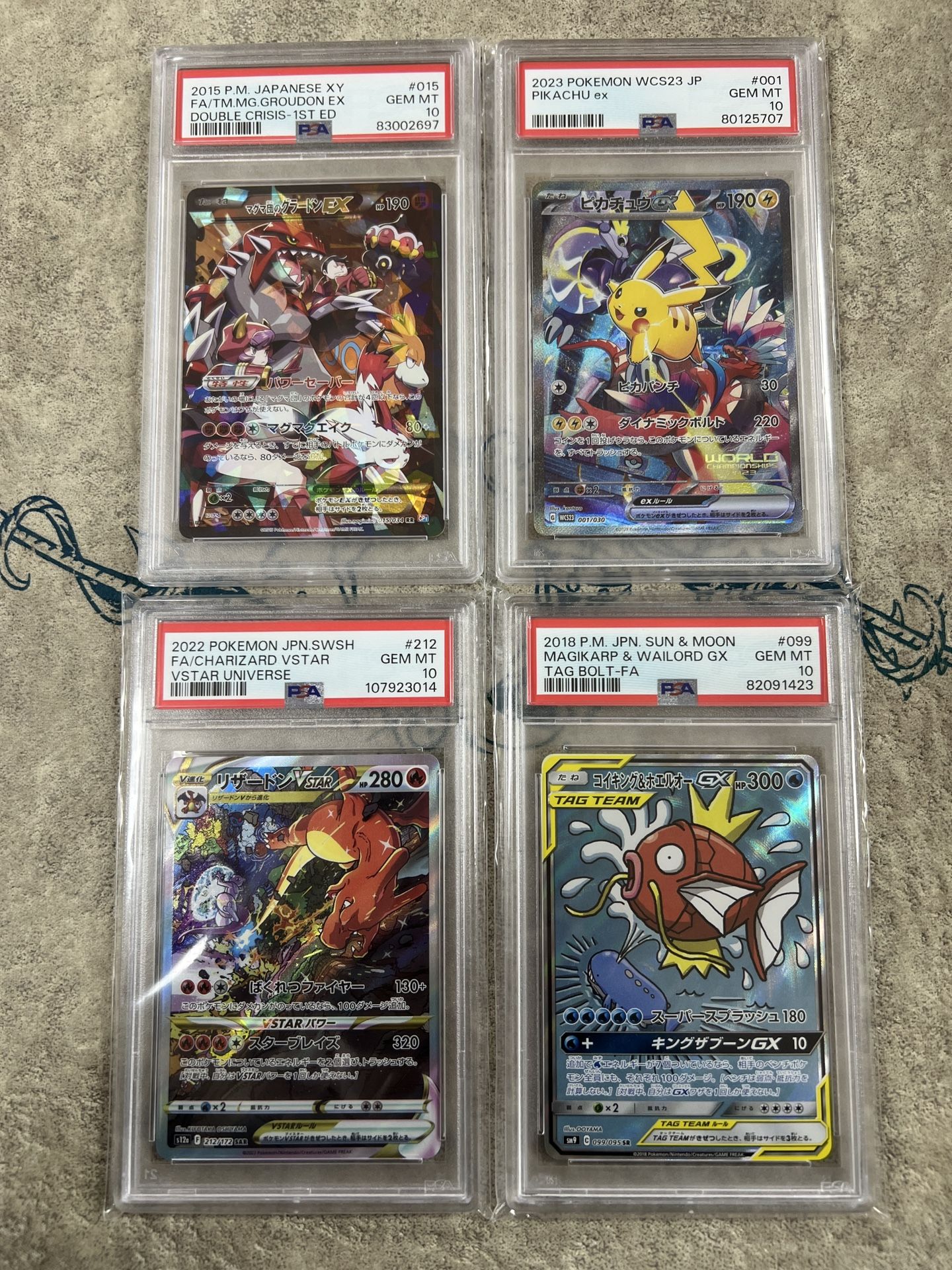 Pokemon Graded Cards PSA 10 