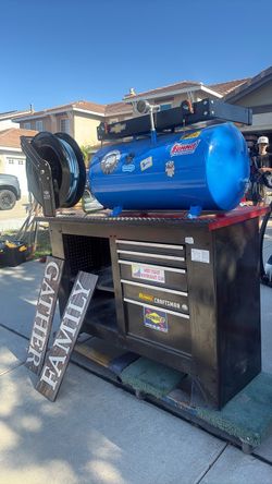 Tool box with Air Tank