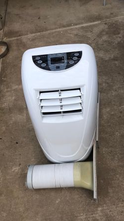 CCH portable AC 10,000 BTU includes the hose and attached windows