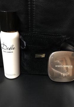 Dolce & Gabbana body lotion w/ mirror compact