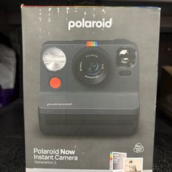 Polaroid Now Generation 2 Instant Camera Black - Everything Box + B&W Film Bundle