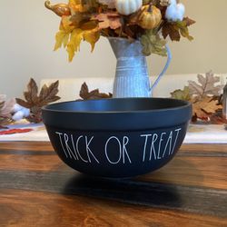 Rae Dunn Trick Or Treat Bowl UFT Only For Boo Birdhouse Hocus Pocus Baby Canister Or Trick Or Treat Pumpkin Head Canister 