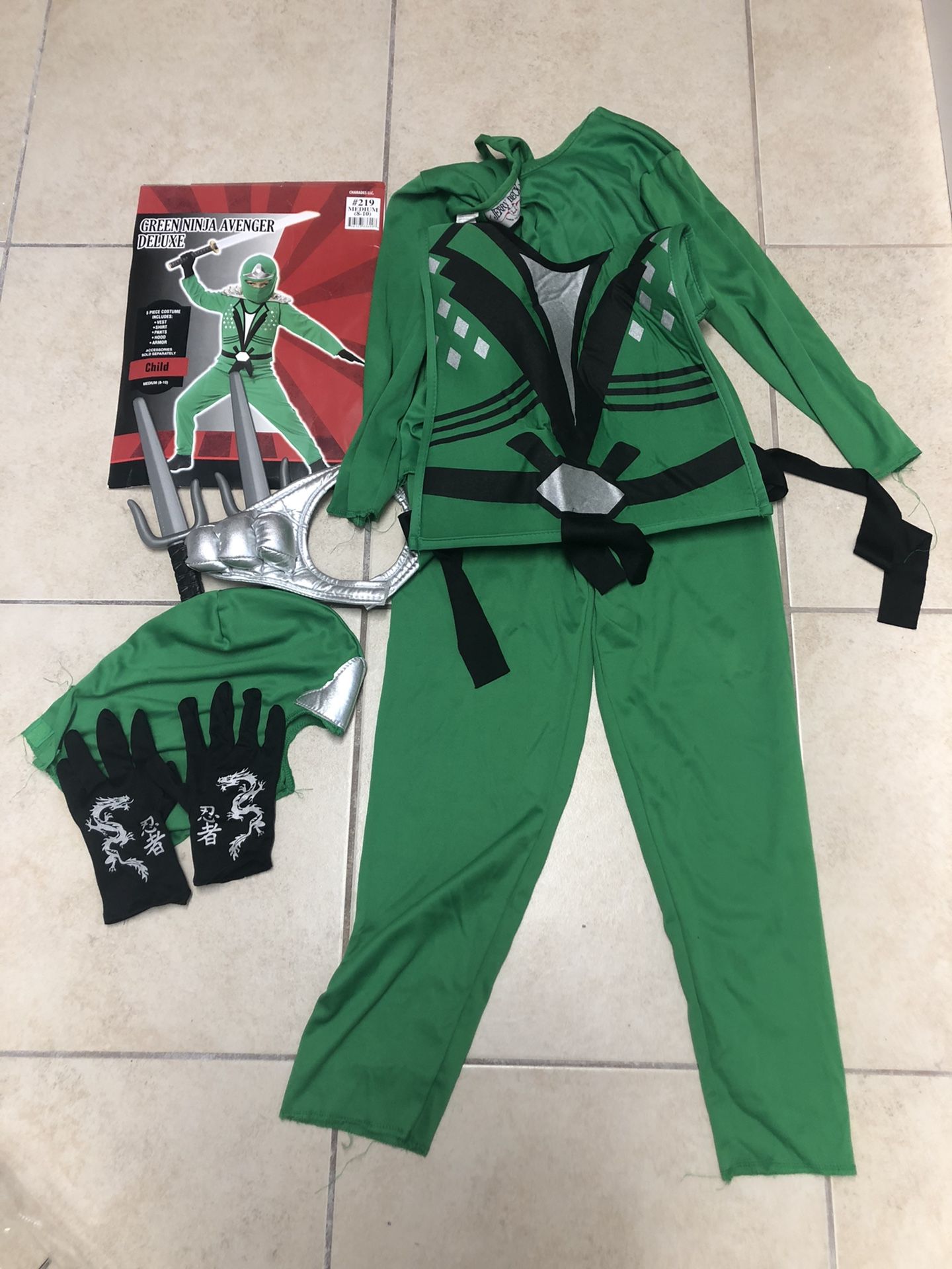 Green Ninja Avenger costume