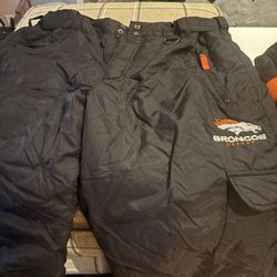 Snow Pants Denver Broncos XL Black Pants