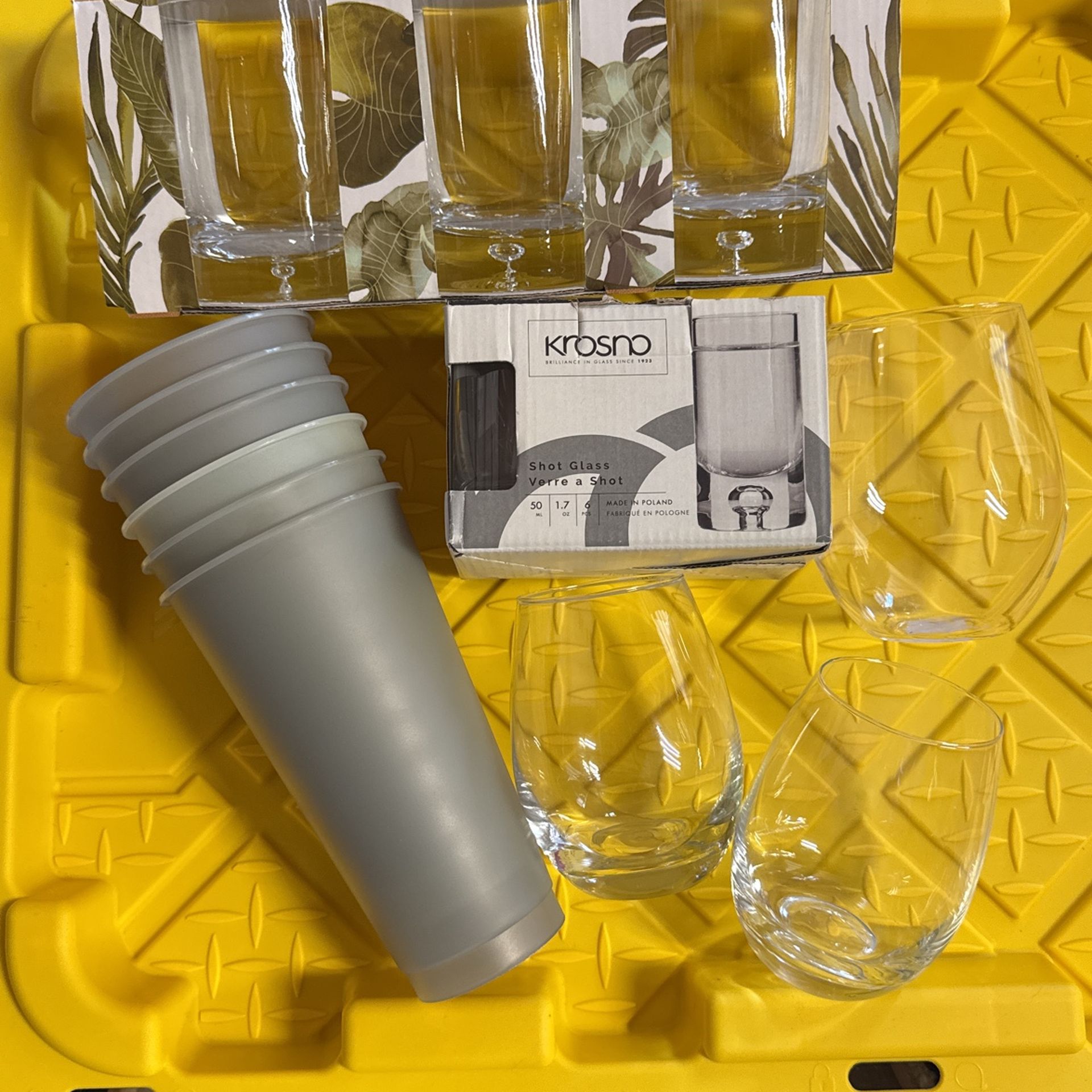 Random Drink Ware And Craft Supplies