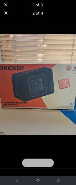 Kicker L7 10" 1000W Max.brand new in box.