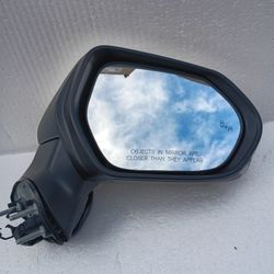 2018---2024 Toyota Camry Door Mirror With Blind Spot White 