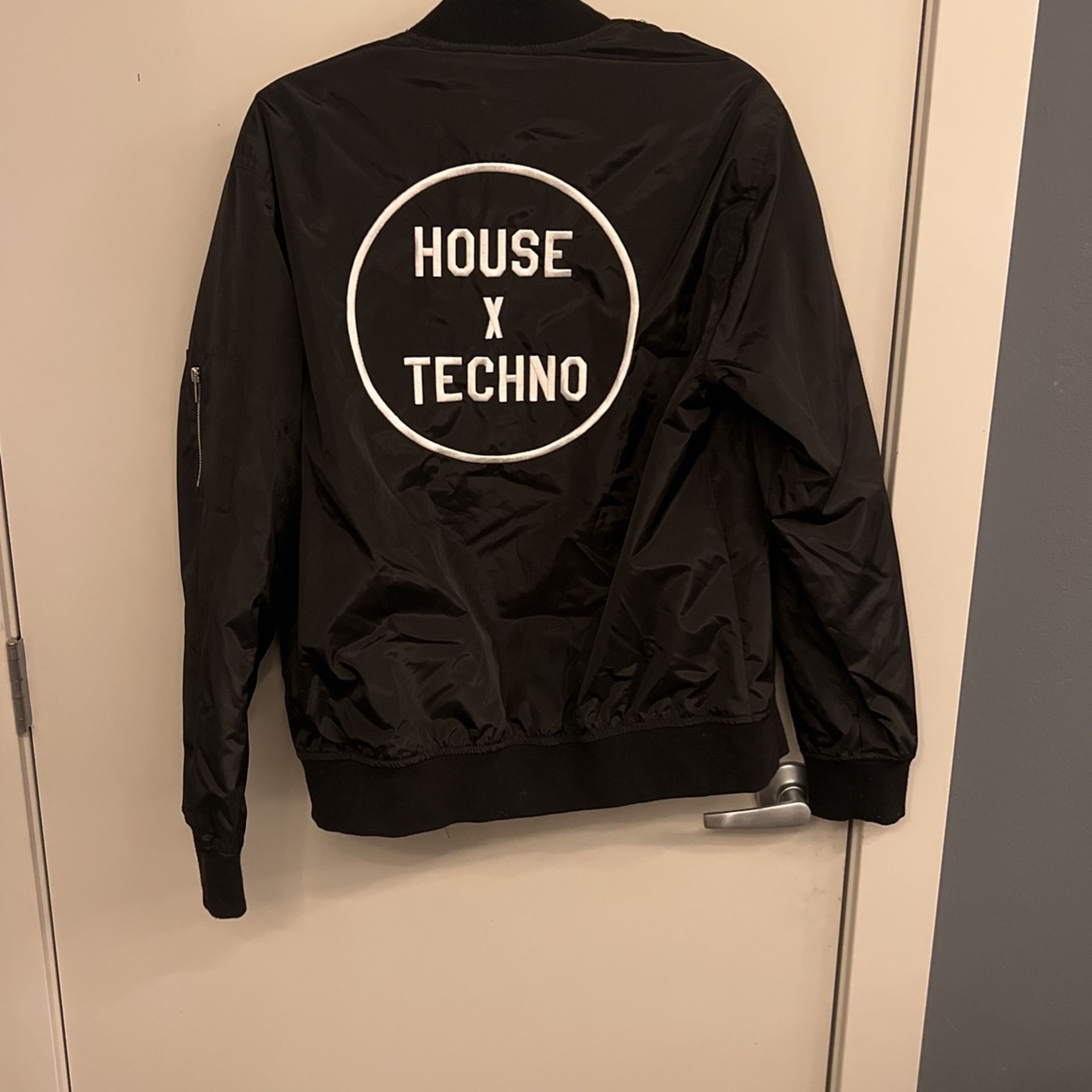CRSSD Fest House X Techno Bomber Jacket Size Medium Festival Rave