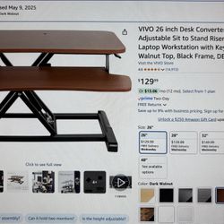 Desk Riser/turn Regular Desk Into Stand Up Desk