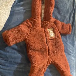 Fuzzy Suit For Baby 0-3 M