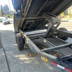 10 Ton Daul Axle Hydronic Dump Trailer