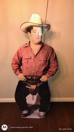 Lou Costello vintage standee life size