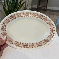 Pyrex Oval Plate Vintage