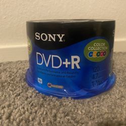 Sony 50 Pack Color Collection DVD-R