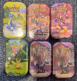 POKEMON 30th anniversary mini tins