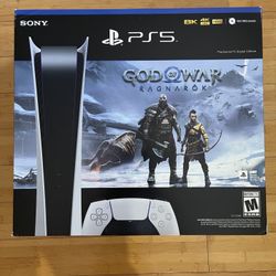  PS5 Digital Edition – God of War Ragnarök Bundle : Video Games