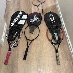 Tennis Rackets And Badminton Rackets