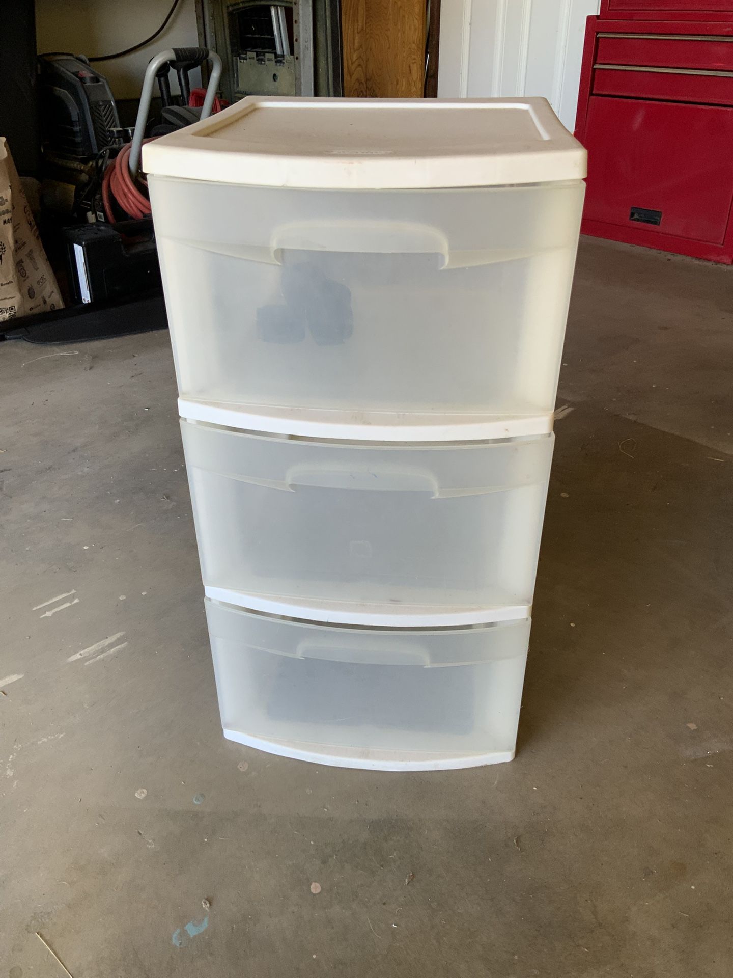 Sterilite Three Drawer Rolling Cart