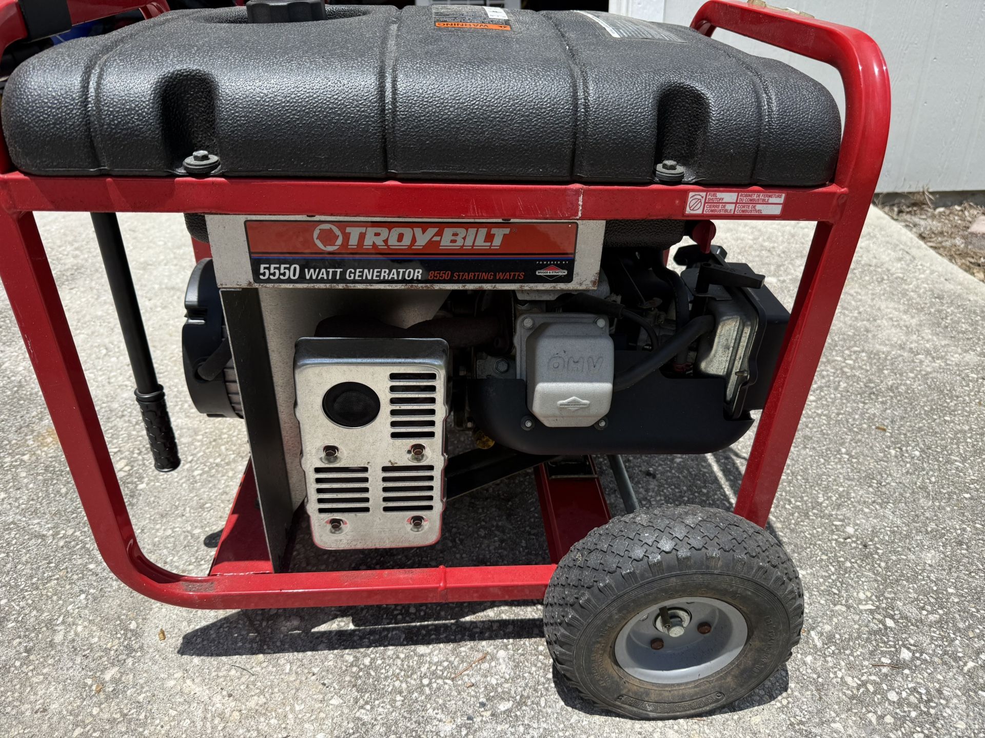 Troy Built 8550 Watt Generator