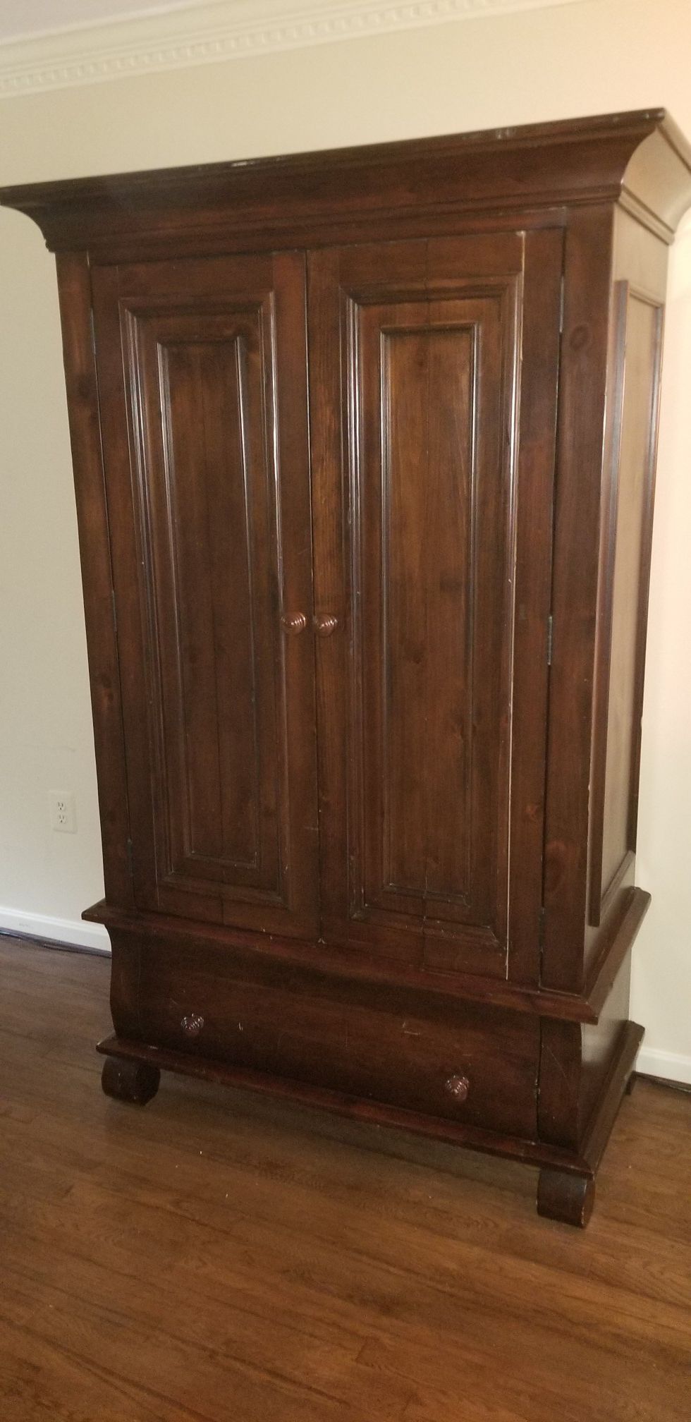 Z Gallery matching wood Dresser & Armoire