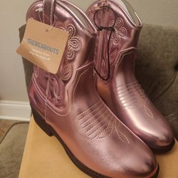NIB Girl's Pink Boots By THEREABOUTS, Sz. 3