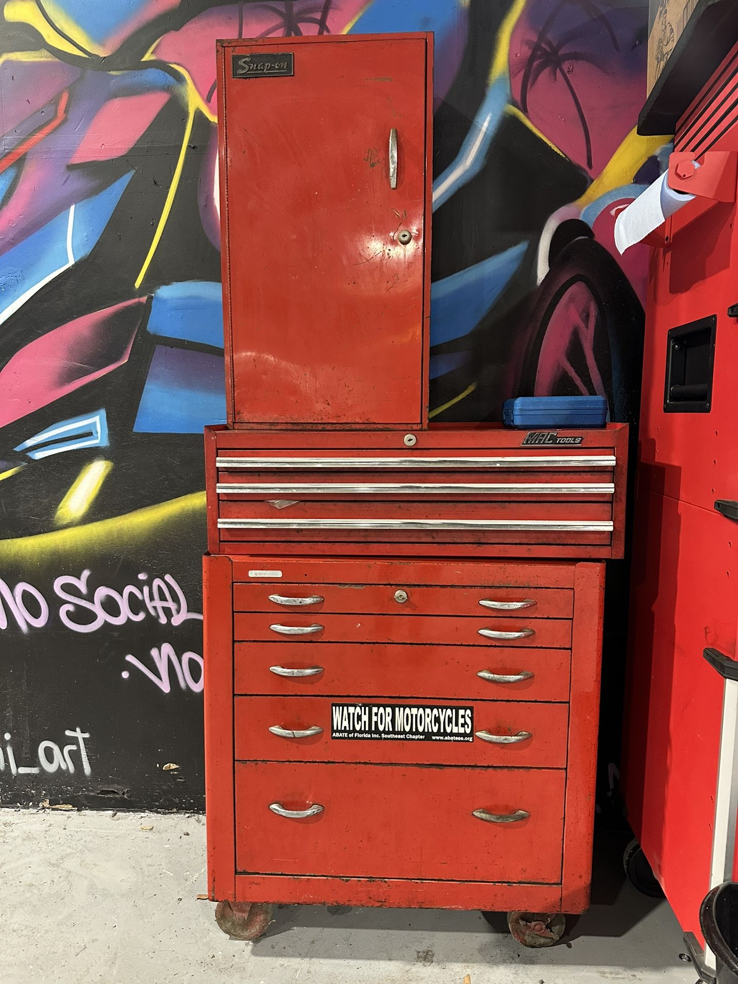 Snap-on / MAC Tools / Craftsman Tool Boxes with Parts