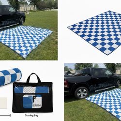 3 Sets Of Rugs Indoor/outdoor Rug 6x9 Ft (Large)-Brand New In The Box