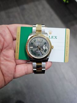 Rolex Datejust 41 126333 Wimbledon Dial Mens Watch Box Papers